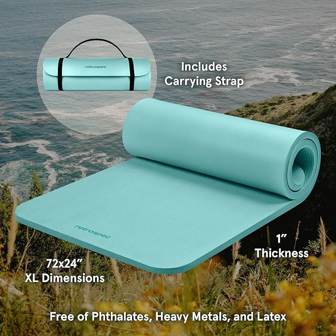 Retrospec Solana 1 inch Yoga Mat