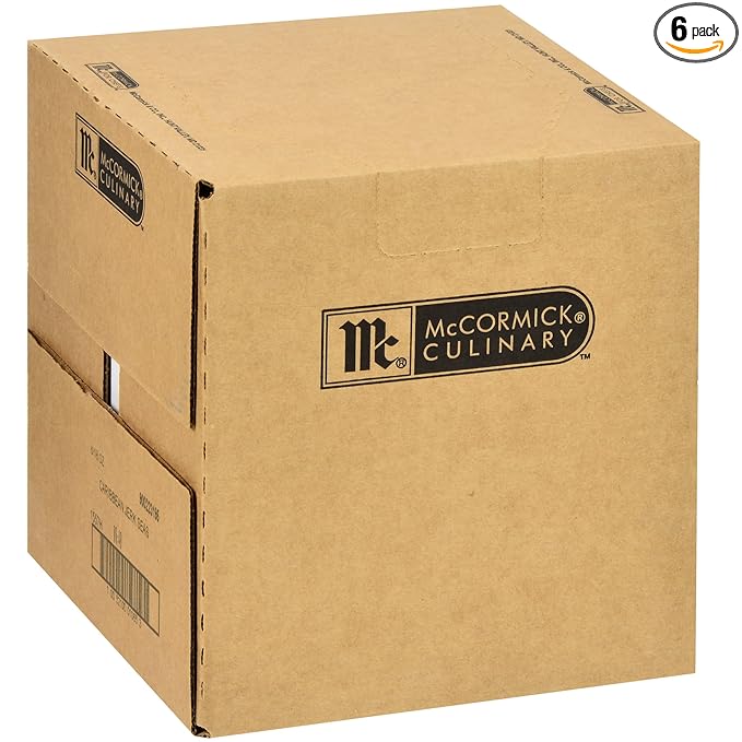 McCormick Culinary Caribbean Jerk Seasoning, 18 oz (Pack of 6) - Six 18 Ounce Containers Jamaican Jerk Seasoning, Perfect on Meats, Roasted Vegetables, Marinades and Caribbean Inspired Recipes