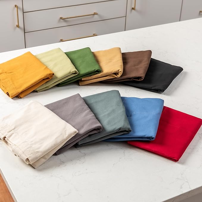 VeraMia Canvas Grocery Bag 3pc XL Set with Real Pockets, Long Shoulder Strap and Short Handle. Heavy Duty, Foldable, Washable