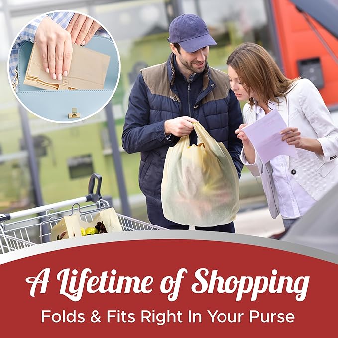 Simply Cool 300 Pack Reusable Eco-Friendly Grocery T-Shirt Shopping Bags 21.5”x12.2”x7.2” Durable Recyclable Washable Foldable Portable Tote Bags Bulk