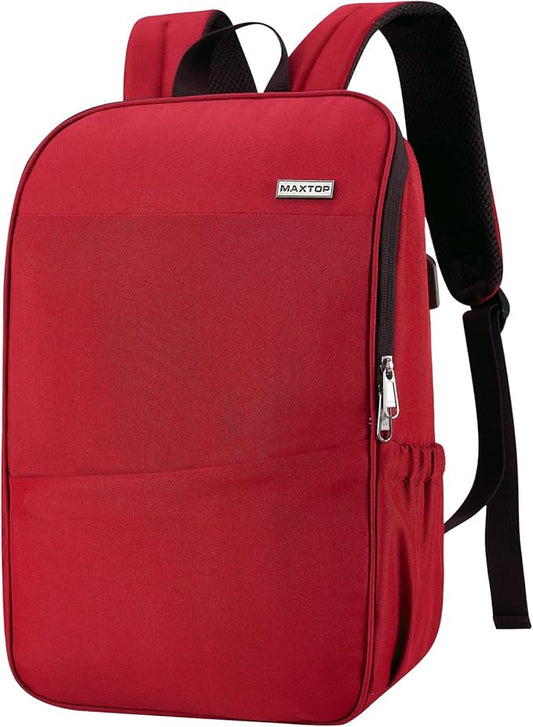 MAXTOP Deep Storage Laptop Backpack with USB Charging Port[Water Resistant] College Computer Bookbag Fits 16 Inch Laptop