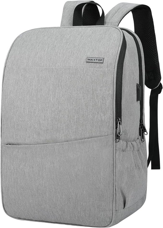 MAXTOP Travel Laptop Backpack with USB Charging Port Anti-Theft[Water Resistant] College Bookbag Fits 18.4 Inch Laptop