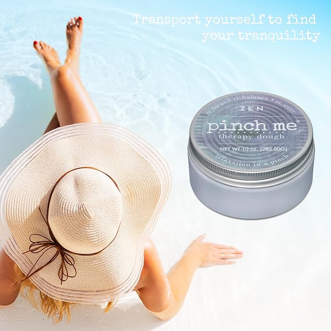Pinch Me Therapy Dough - Holistic Aromatherapy Stress Relieving Putty - 10 Ounce (Zen)