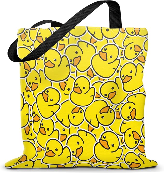 Canvas Tote Bag for Women，Cute Heavy-Duty Shoulder Bag with Zipper Pocket -Travel Tote for Grocery, Gym,Shopping