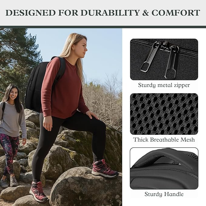 Laptop Backpack,Travel Backpack For Men Women,17 Inch Extra Large Laptop Bag Airline Approved for Business Work College School Backpack, Travel Daypack Bag Gifts for Men Women, Black