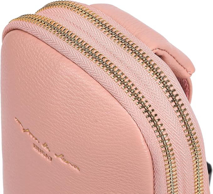 INICAT Travel Small Sling Bag Leather Crossbody Bags for Women Fanny Packs Cross Body Bag for Woman Cross Body Purses