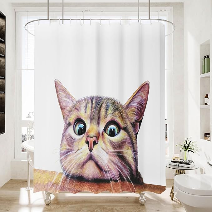 Bohemian Bathroom Curtain Colorful Boho Floral Print Beautiful Bright Polyester Fabric Cloth Shower Curtain for Bathroom Decoration, 72"x72"