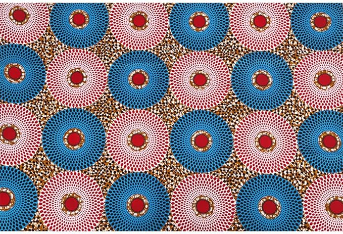 African Polyester Wax Prints Ankara Fabric 6 Yard African Fabric for Party Dress