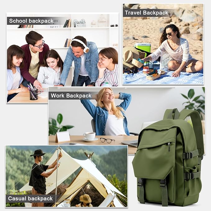 Lightweight School Bag College Laptop Backpack for Men Women Travel bag High School Middle Bookbag for Boy Girls