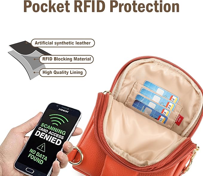 INICAT Travel Small Sling Bag Leather Crossbody Bags for Women Fanny Packs Cross Body Bag for Woman Cross Body Purses