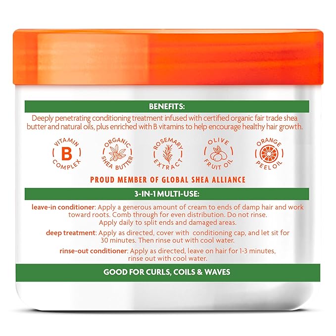 Cantu Leave-In Conditioning Repair Cream with Shea Butter, 16 oz (Pack of 2)