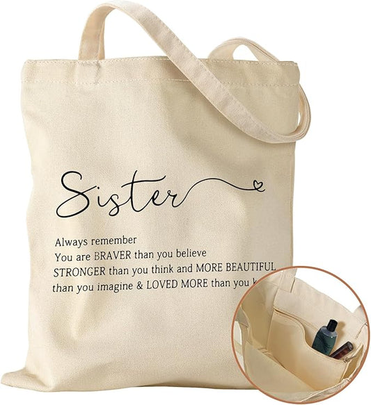 Canvas Tote Bag with Pocket - Aesthetic Cute Canvas Bag for Women Shoulder Totes for Shopping, Work, Gym