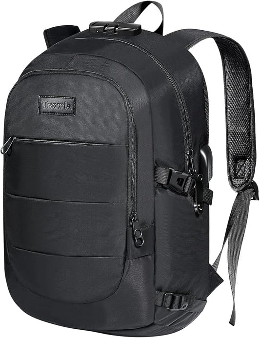 Tzowla 35 Liter Anti Theft with USB Charging Port Laptop Backpack