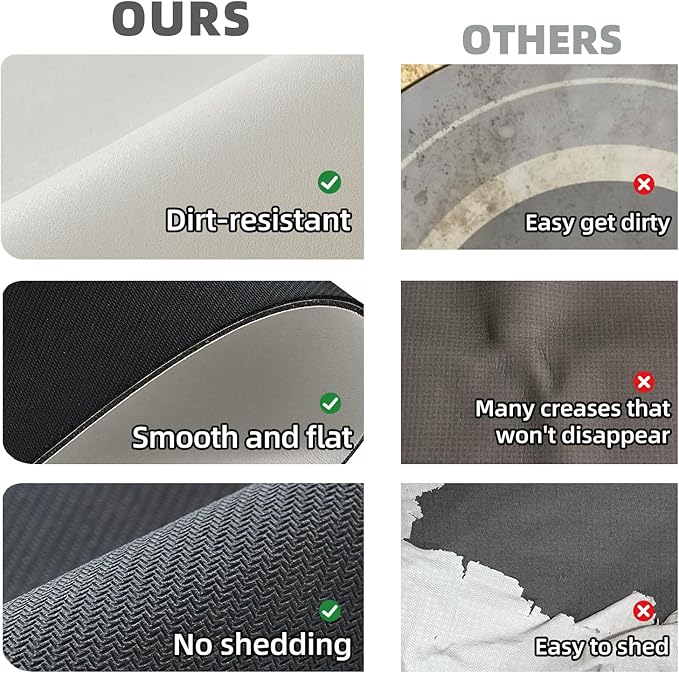 White Bath Mat, Bathroom Rugs Non Slip Washable Thin Absorbent Quick Dry Bath Mat Fits Under Door Bathroom Floor Mat Perfect for Bath, Shower, or Sink 24"x36" White