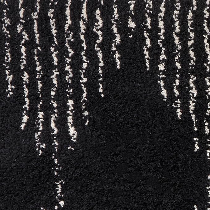 SKL Home Geo Rug for Bath/Kitchen/Bar & Gift, Charcoal