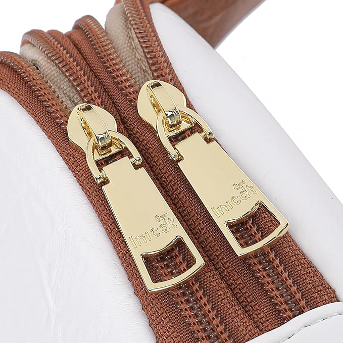 INICAT Travel Small Sling Bag Leather Crossbody Bags for Women Fanny Packs Cross Body Bag for Woman Cross Body Purses