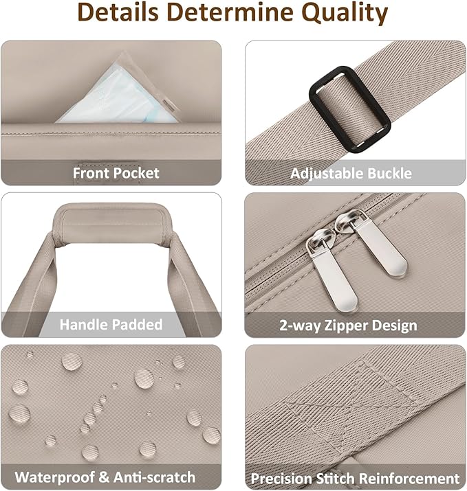 Expandable Travel Duffle Bags Weekender Overnight Bags for Women Men Hospital Bag for Women Labor Delivery with Toiletry Bag Waterproof