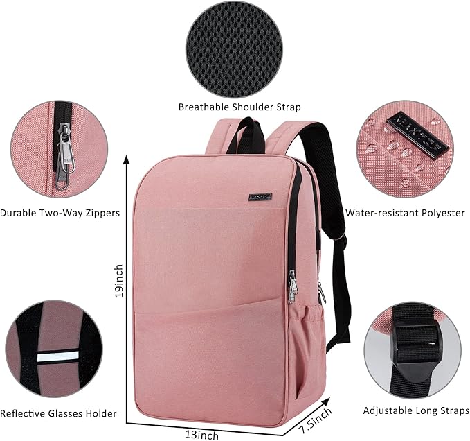 MAXTOP Deep Storage Laptop Backpack with USB Charging Port[Water Resistant] College School Computer Bookbag Fits 17 Inch Laptop