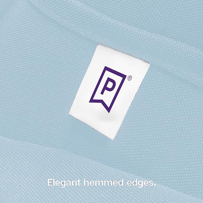 Gee Di Moda Rectangle Tablecloth - 60 x 126 Inch Baby Blue Table Cloth for 8 Foot Rectangle Table - Heavy Duty Washable Fabric - for 8 Ft Buffet Table, Holiday Party, Dinner, Wedding & Baby Shower