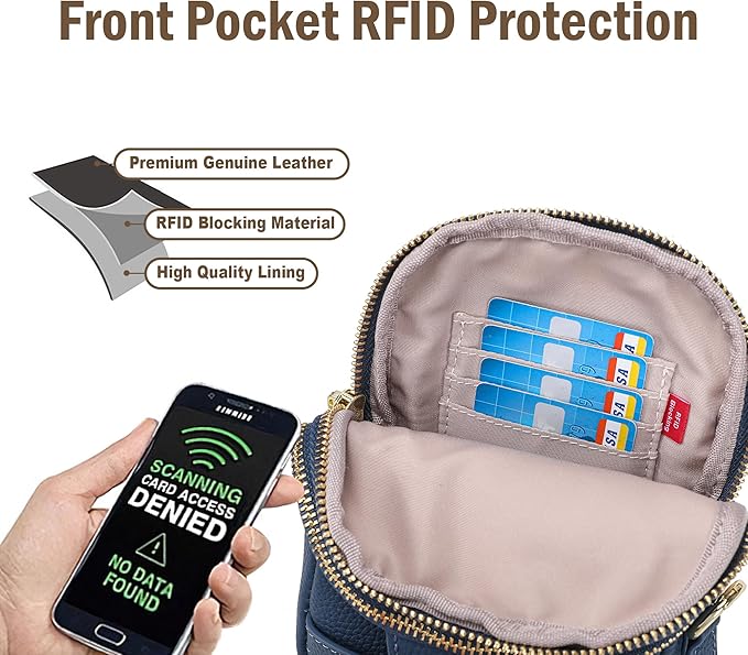 INICAT Travel Small Sling Bag Leather Crossbody Bags for Women Fanny Packs Cross Body Bag for Woman Cross Body Purses