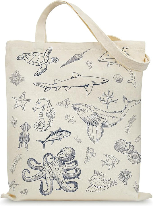 Tote Bag for Women, Canvas Tote Bag with Pockets,Canvas Shopping Bags,Reusable Grocery Bags