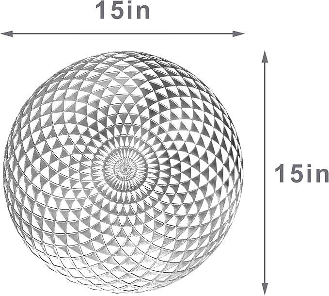 Vinyl Round Placemats Set of 4 - Non Slip Place Mats Ideal for Indoor and Outdoor Dining Table - Washable and Heat Resistant Table Mat for Kitchen Tables (Hunter Silver)