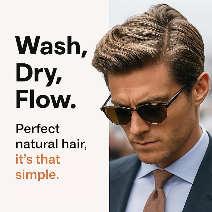 Modern Mammals Men's Shampoo Alternative I Sulfate Free CoWash I Enhances Natural Hair Volume I Lather Free, Cleansing, Hydrating, Replaces Conditioner, 2 in 1, I Barber Recommended I 8oz bottle