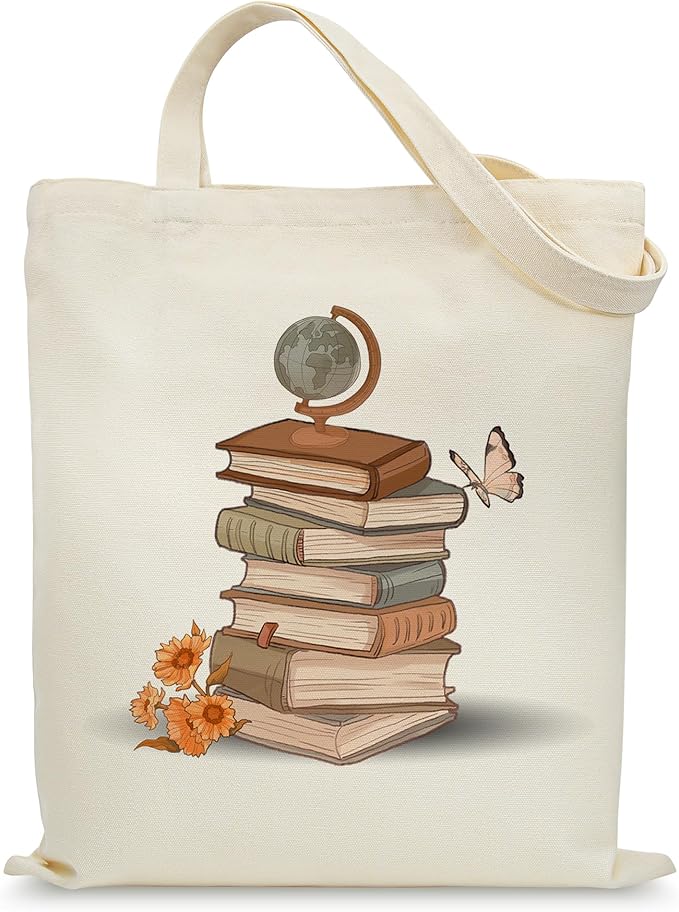 Tote Bag for Women, Canvas Tote Bag with Pockets,Canvas Shopping Bags,Reusable Grocery Bags