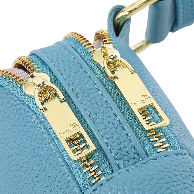 INICAT Travel Small Sling Bag Leather Crossbody Bags for Women Fanny Packs Cross Body Bag for Woman Cross Body Purses