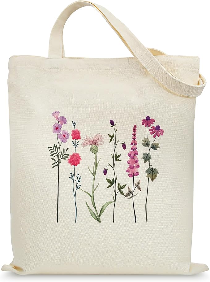 Tote Bag for Women, Canvas Tote Bag with Pockets,Canvas Shopping Bags,Reusable Grocery Bags