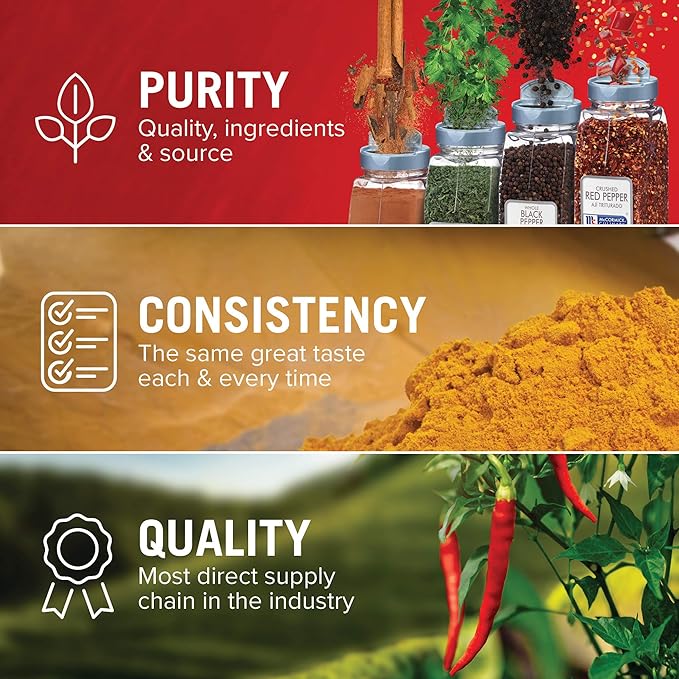 McCormick Culinary Caribbean Jerk Seasoning, 18 oz (Pack of 6) - Six 18 Ounce Containers Jamaican Jerk Seasoning, Perfect on Meats, Roasted Vegetables, Marinades and Caribbean Inspired Recipes