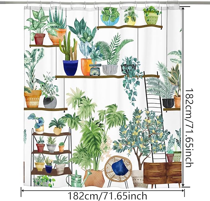 Bohemian Bathroom Curtain Colorful Boho Floral Print Beautiful Bright Polyester Fabric Cloth Shower Curtain for Bathroom Decoration, 72"x72"