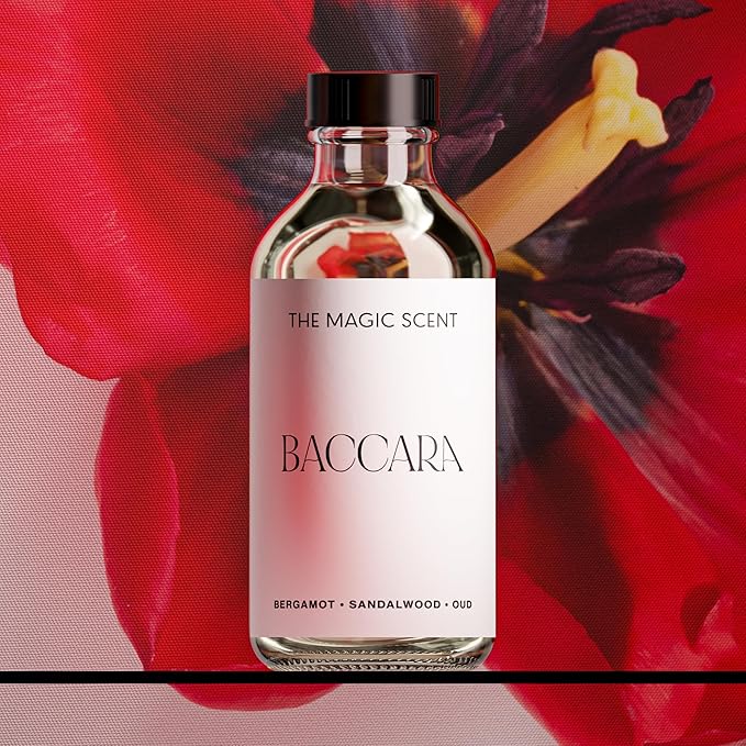 Baccara Diffuser Oil - Hotel & Home Luxury Scents Inspired by Baccarat Rouge - Diffuser Oil Scents for Home Designed for Use in All Diffusers - 8.5 fl oz, 250 mL