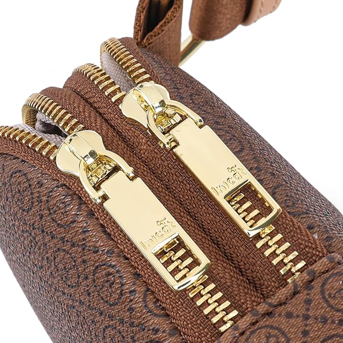 INICAT Travel Small Sling Bag Leather Crossbody Bags for Women Fanny Packs Cross Body Bag for Woman Cross Body Purses