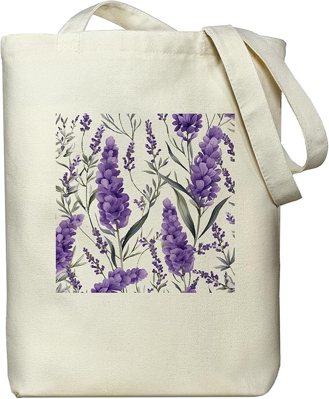 Tote Bag for Women, Reusable Zippered Canvas Bag with Handles Pocket Thick Canvas, for Grocery Shopping Beach Gift