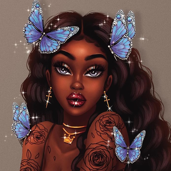 IAGM Women Tote Bags African American Woman Shoulder Bag Afro Black Girl Magic Satchel Handbags For Shopping,Work,Grocery,Gym