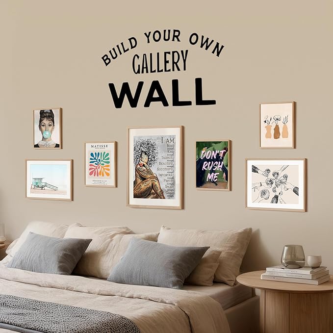 Black Woman Art Wall Decor 11x14 - African American Wall Art - Inspirational Prints - Empowering Print for Women Bedroom - Motivational Black Girl Artwork - Positive Quotes Decor