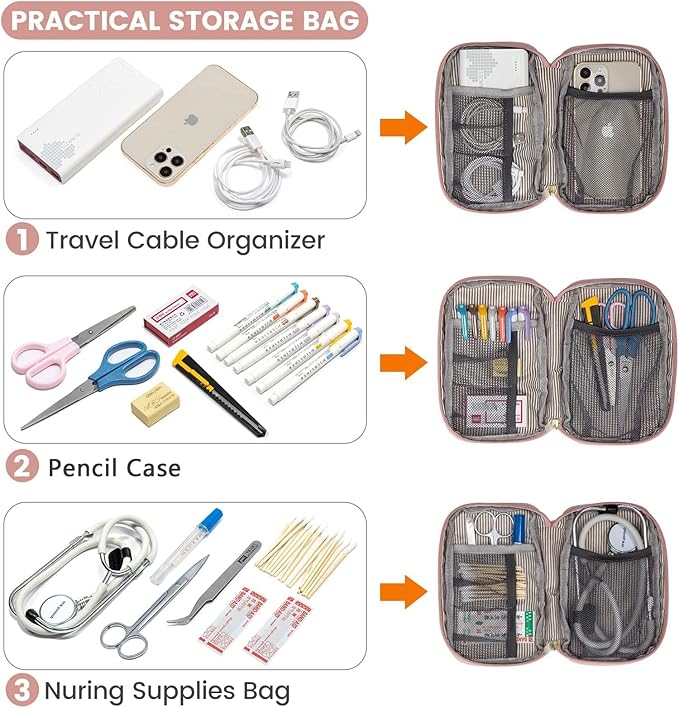 LOVEVOOK 17 Inch Laptop Backpack for Women, Teacher Bag Work Backpack Purse, Business Travel Backpack Nurse Bags College Computer Daypack, Pink-Beige