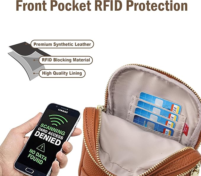 INICAT Travel Small Sling Bag Leather Crossbody Bags for Women Fanny Packs Cross Body Bag for Woman Cross Body Purses