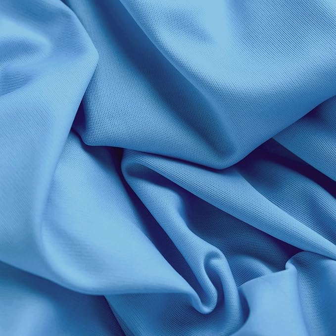 Duvet Cover Queen Size Set - Extra Soft Queen Size Duvet Cover 90 x 90 with 2 Pillow Shams - Hotel Luxury Easy Care and Fade Free w/Zipper Closures & Ties - Comfy Breathable Bedding Set (Denim Blue)