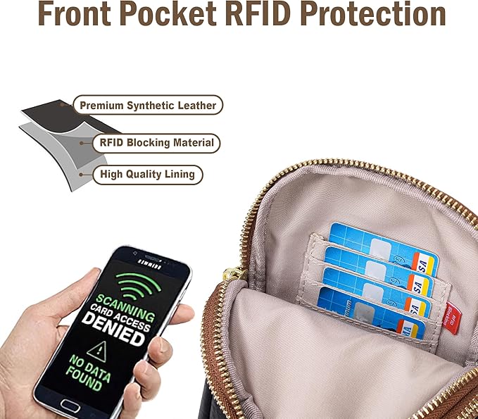 INICAT Travel Small Sling Bag Leather Crossbody Bags for Women Fanny Packs Cross Body Bag for Woman Cross Body Purses