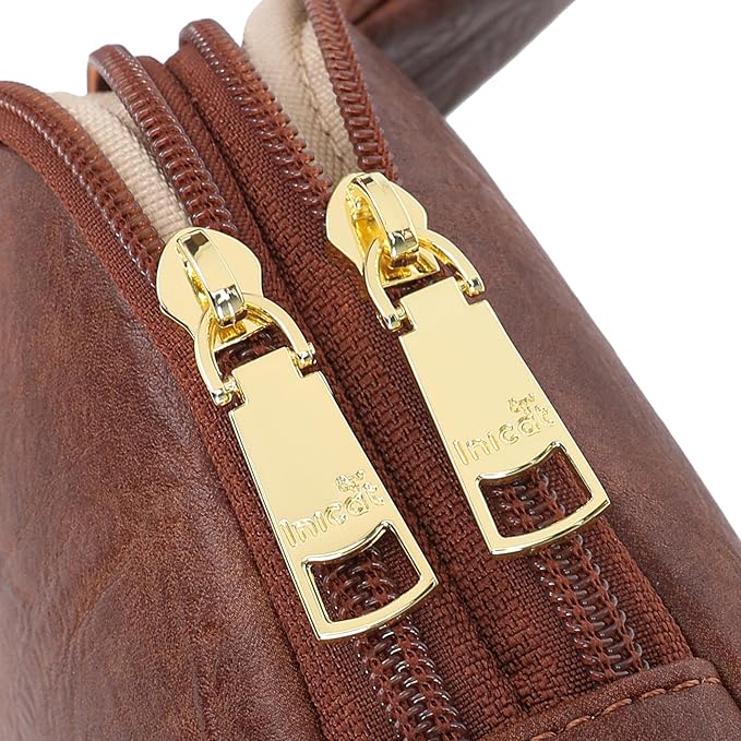 INICAT Travel Small Sling Bag Leather Crossbody Bags for Women Fanny Packs Cross Body Bag for Woman Cross Body Purses