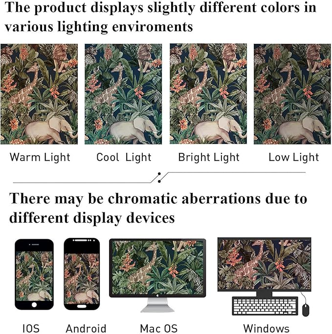 Bohemian Bathroom Curtain Colorful Boho Floral Print Beautiful Bright Polyester Fabric Cloth Shower Curtain for Bathroom Decoration, 72"x72"