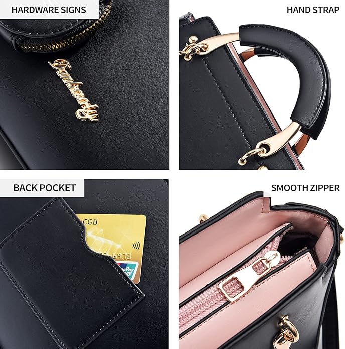 Xiaoyu Fashion Purses and Handbags for Women Ladies Crossbody Bags Top Handle Satchel Shoulder Bags Small Totes