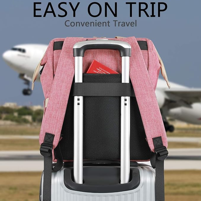 FALANKO Laptop Backpack for Women,Large Computer Backpack 17 Inch Laptop with USB Charging Port, Water Resistant Teacher work nurse Doctor Bookbag