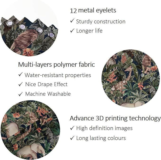 Bohemian Bathroom Curtain Colorful Boho Floral Print Beautiful Bright Polyester Fabric Cloth Shower Curtain for Bathroom Decoration, 72"x72"