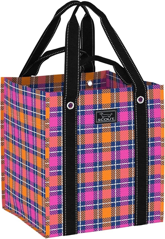 SCOUT Bagette Market Tote, Large Reusable Grocery Bag with Burst-Proof Bottom