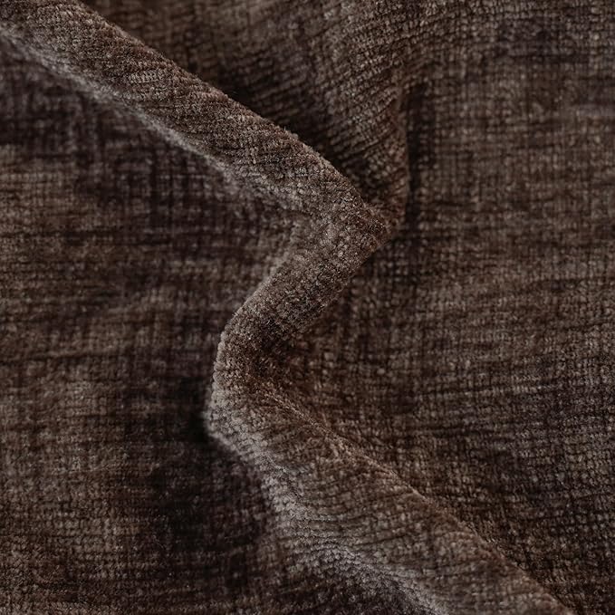 CaliTime Throw Pillow Covers Decorative 16 X 26 Inches Pack of 2 Cozy Chenille Cushion Cases for Couch Sofa Bed Living Room Home Coffee