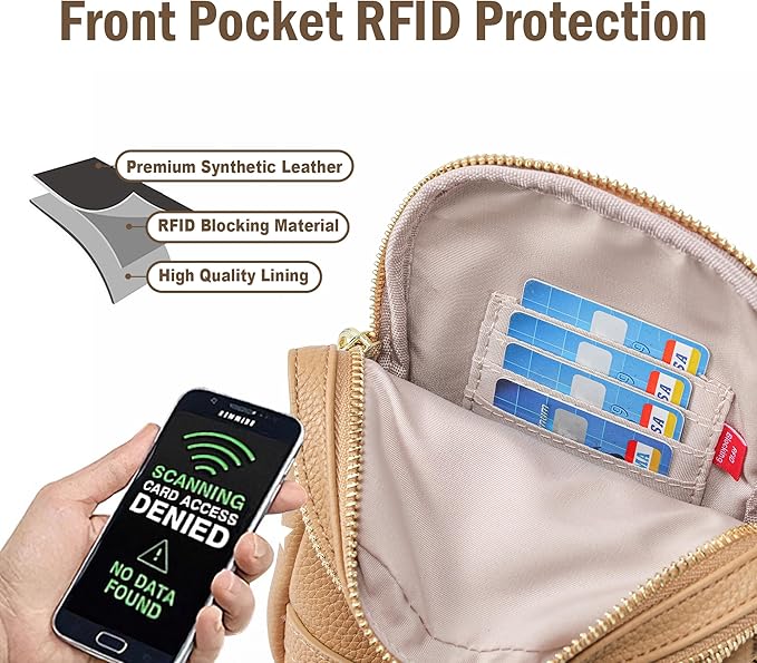 INICAT Travel Small Sling Bag Leather Crossbody Bags for Women Fanny Packs Cross Body Bag for Woman Cross Body Purses