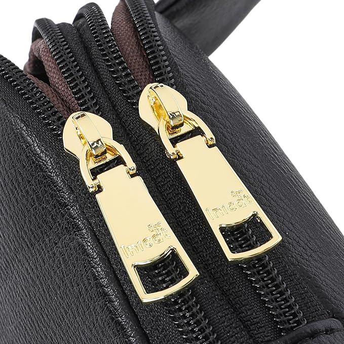 INICAT Travel Small Sling Bag Leather Crossbody Bags for Women Fanny Packs Cross Body Bag for Woman Cross Body Purses